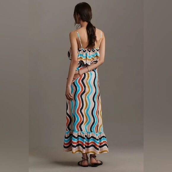 Farm Rio Sleeveless Ruffle Maxi Dress - Picture 3 of 8